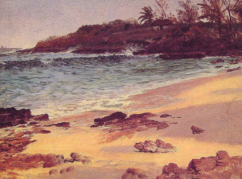 Albert Bierstadt Bahama_Cove China oil painting art